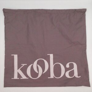 KOOBA LOGO Lavender Cotton Drawstring Dust bag 19” L x 17.5” H - VG Condition